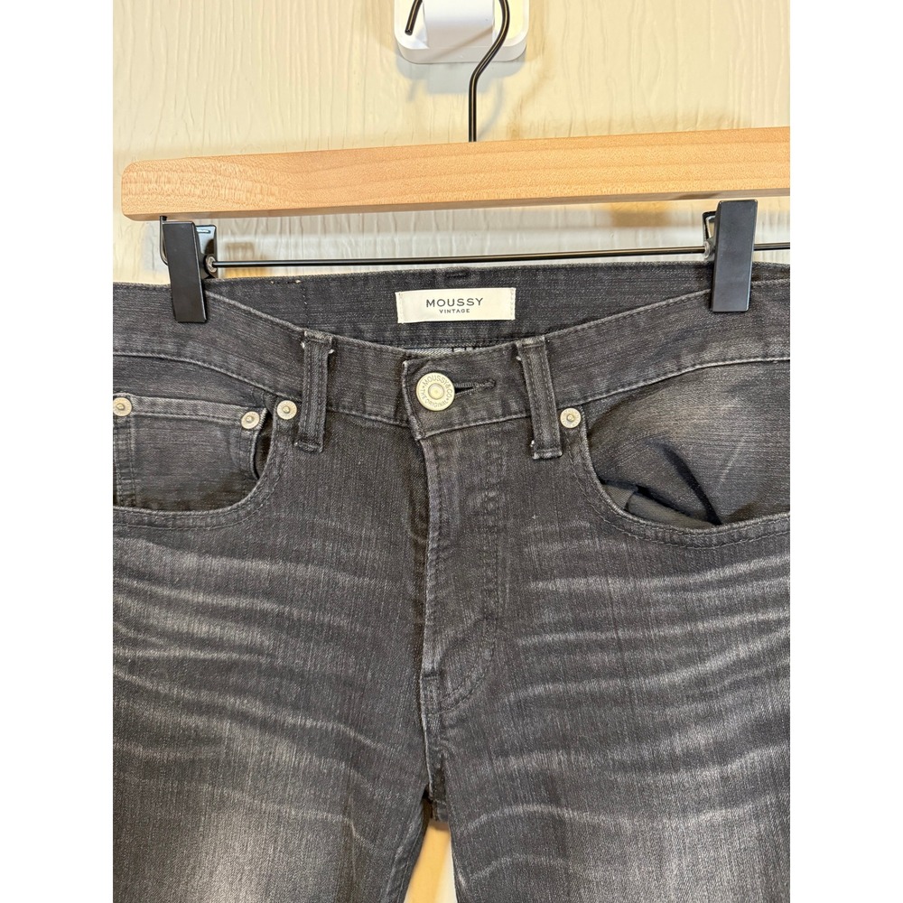 MOUSSY VINTAGE‎ • Black Wash Skinny Jeans Women's Denim Sz 26 Slim Fit - Picture 4 of 9